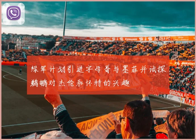 绿军计划引进字母哥与墨菲并试探鹈鹕对杰伦和怀特的兴趣